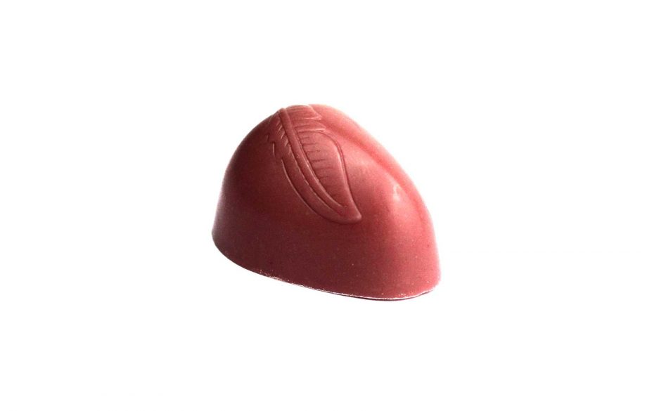 Praline v ruby čokoláde